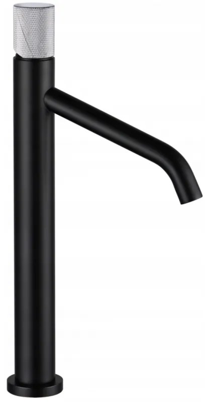 Mexen Rumba One vysoká umývadlová batéria, čierna / chrómová, 73511-77