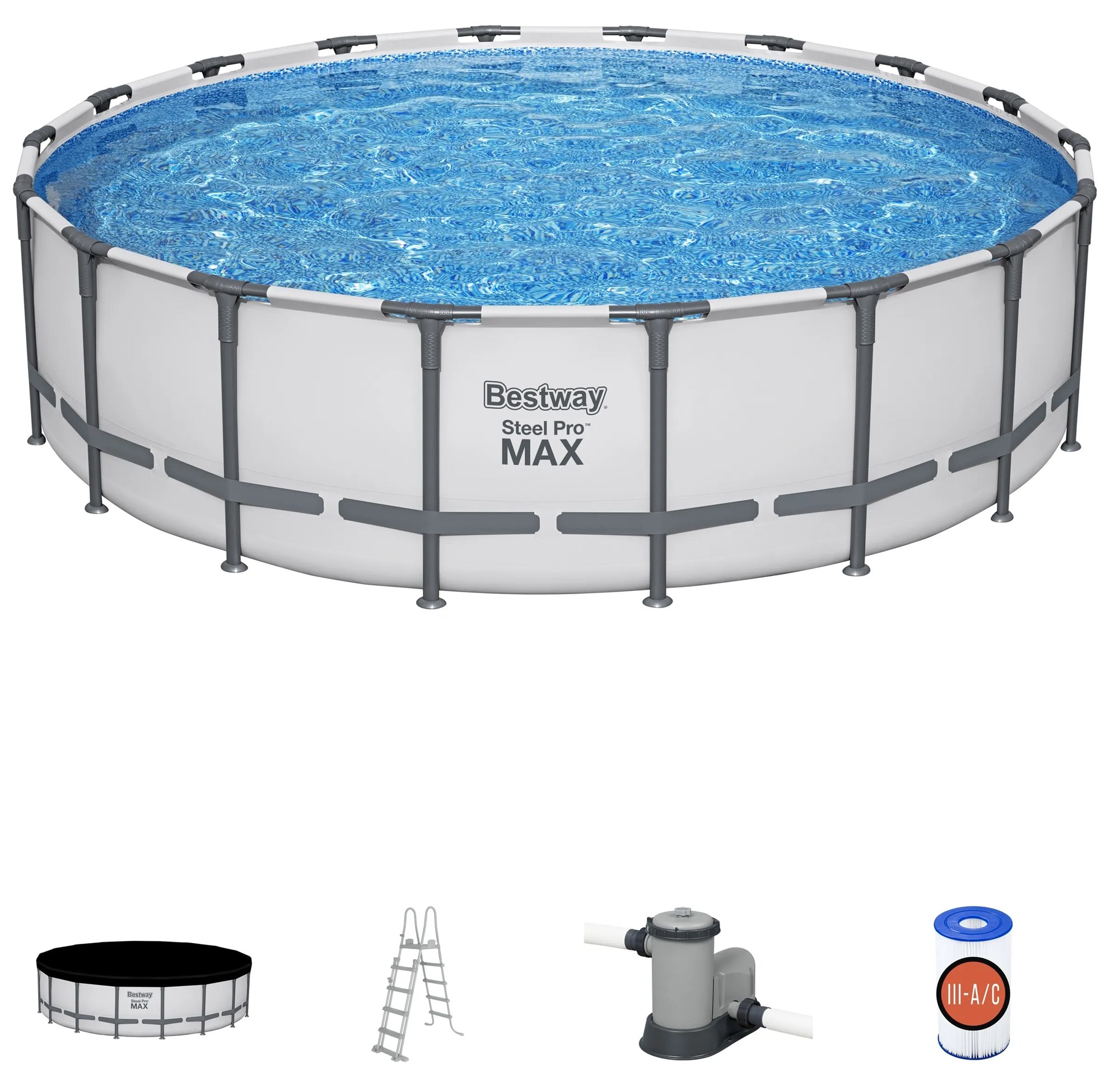 Záhradný bazén 8FT 549x132 cm SteelPRO BESTWAY 561FJ