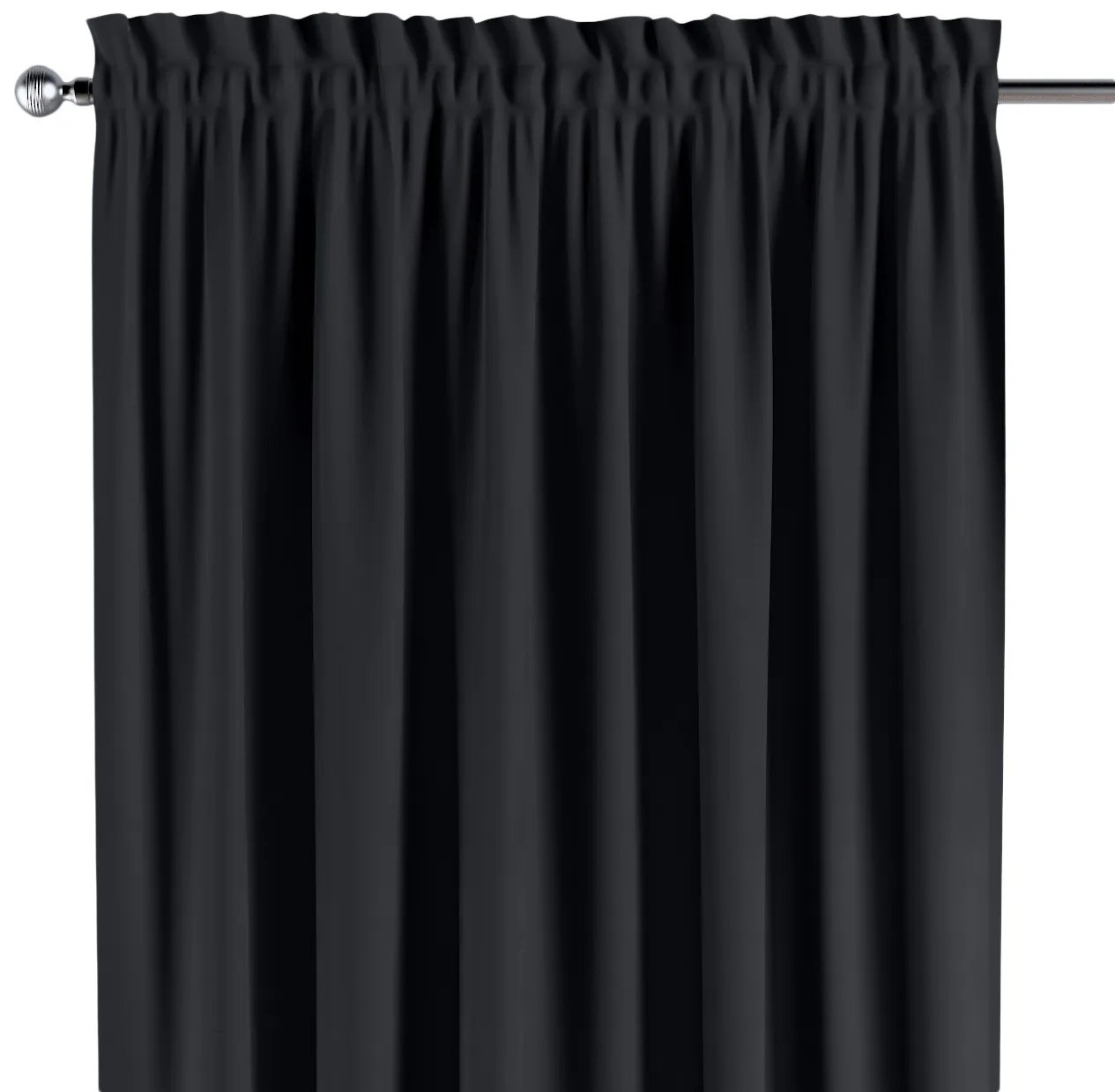 Záves s tunelom a volánom