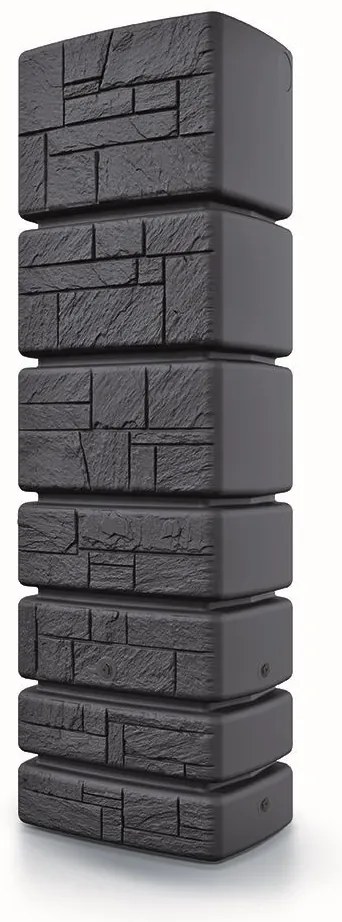 Sud na dažďovú vodu, 57,5 x 38,4 cm, 350 l, antracit