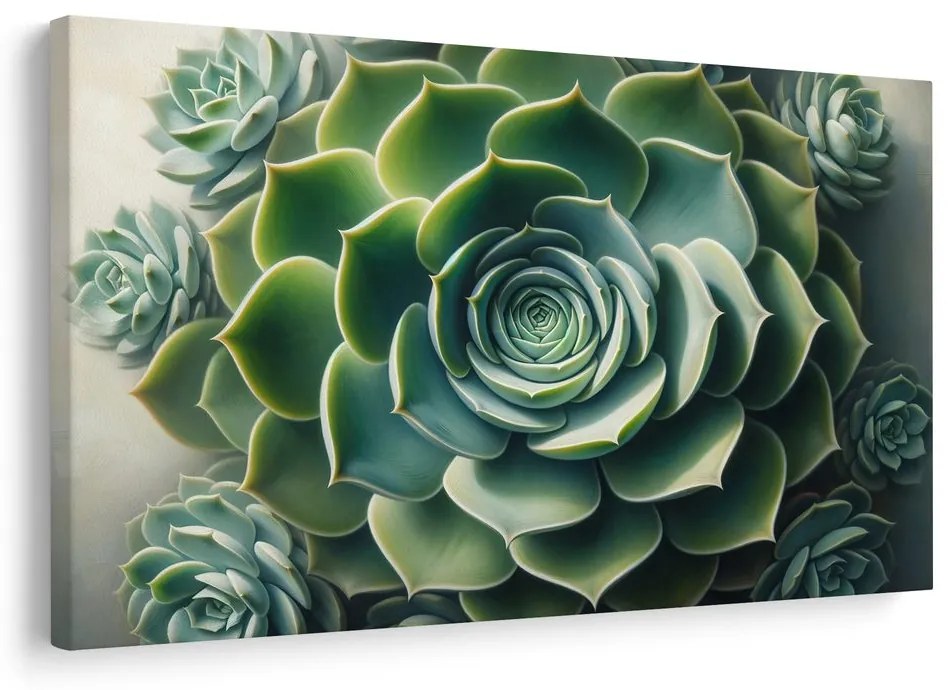 Obraz v objatí listov