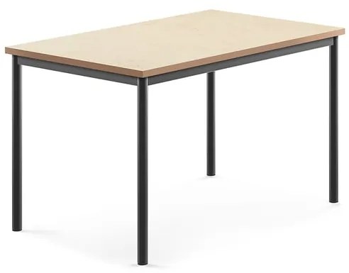 Stôl SONITUS, 1200x800x720 mm, linoleum - béžová, antracit