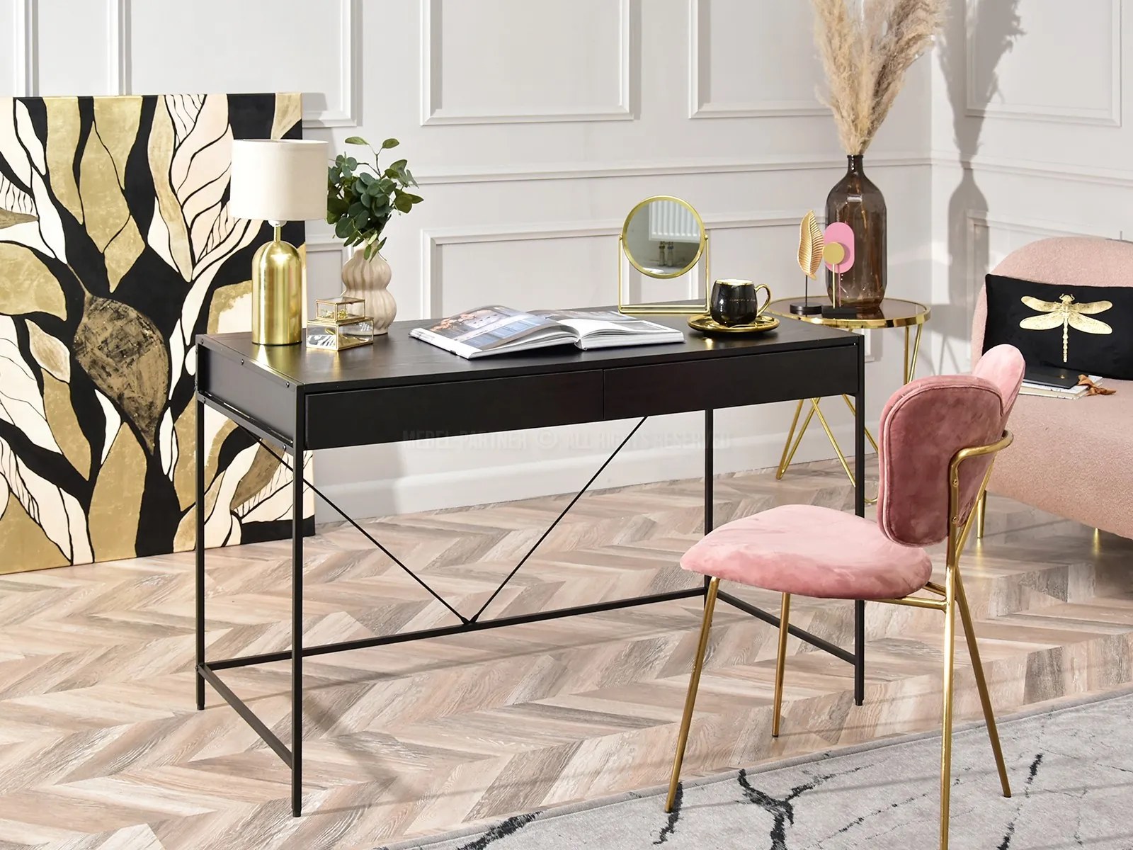 PC stolík Unica (čierna). Akcia -34%. Vlastná spoľahlivá doprava až k Vám domov. 1109853