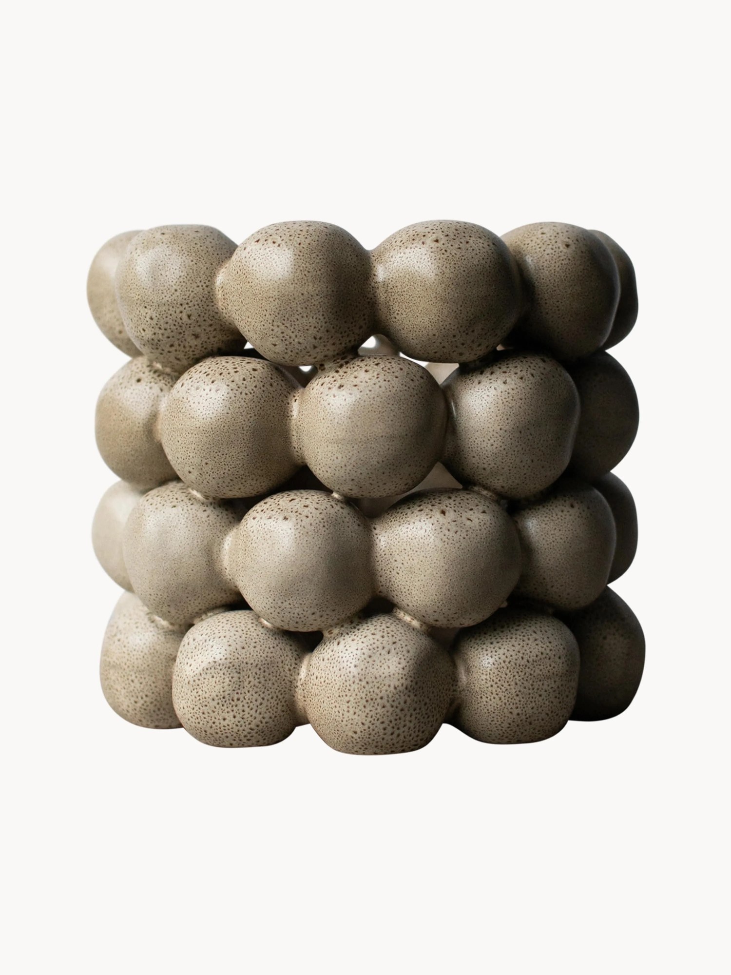 Dizajnový svietnik z keramiky Bright