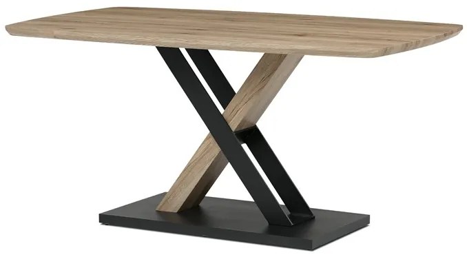 Autronic BONTEC Jedálenský stôl 165x90cm, mdf, dub san remo, HT-W1570 SRE Farba: Prírodné