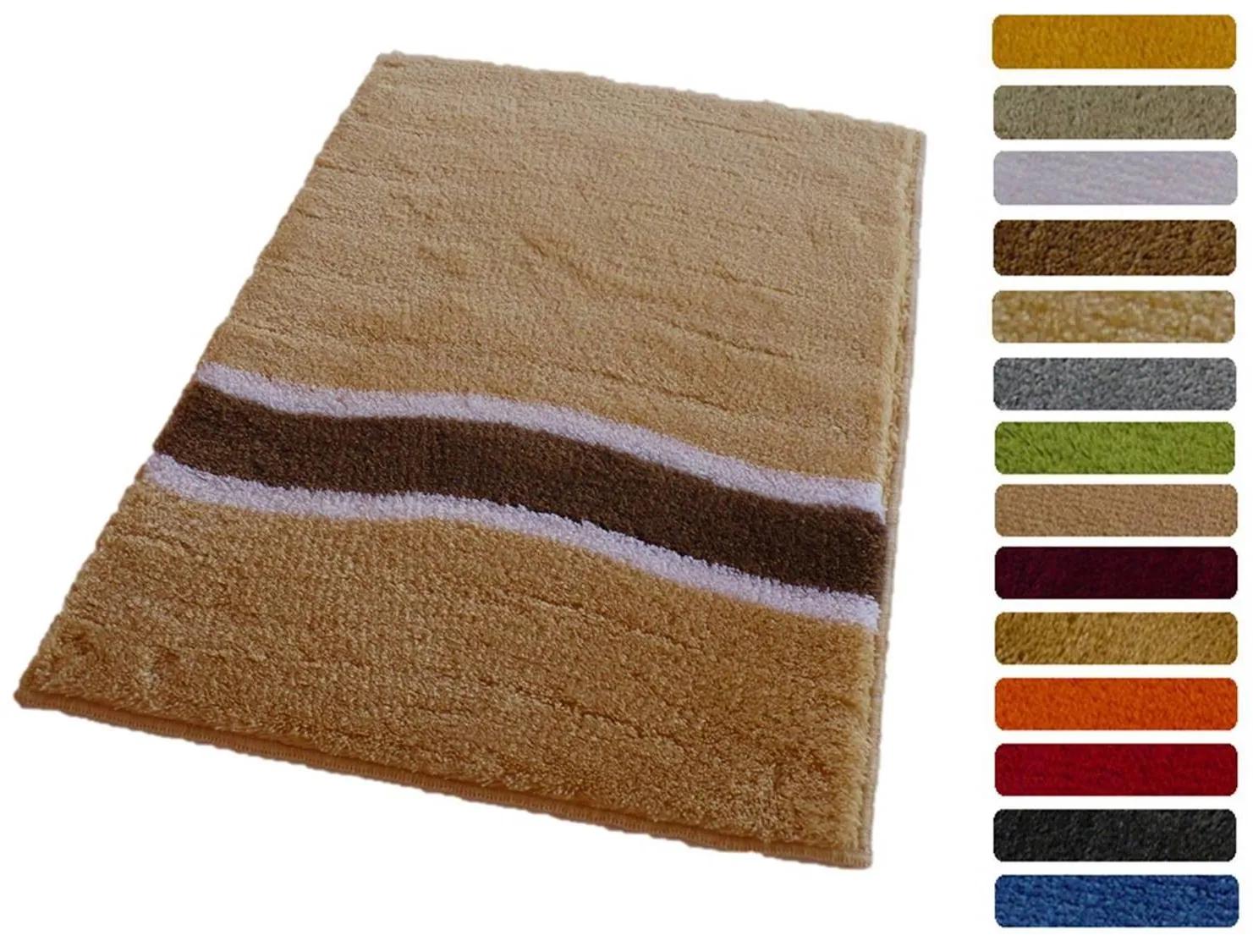 ROUTNER Kúpeľňová predložka LAVELLO Béžová 10401 - Béžová / 50 x 80 cm 10401