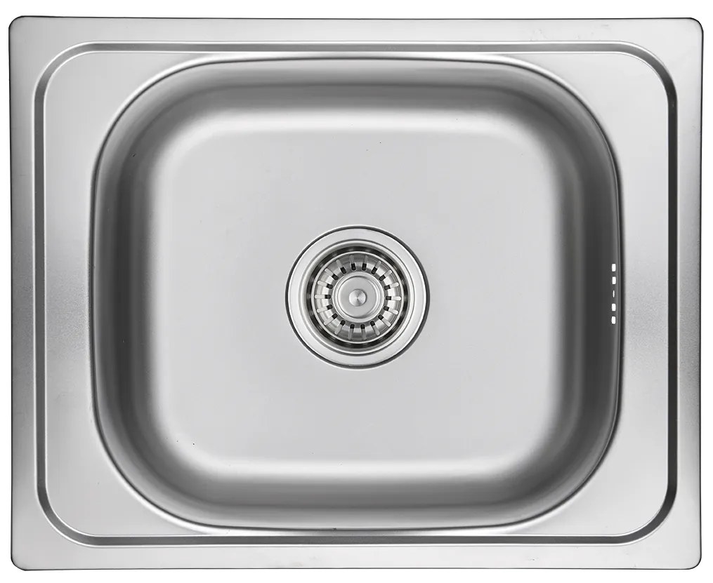 Kuchinox Orion, 1-komorový nerezový drez 500x400x180 mm + sifón, oceľová, LAV-SKO_010T