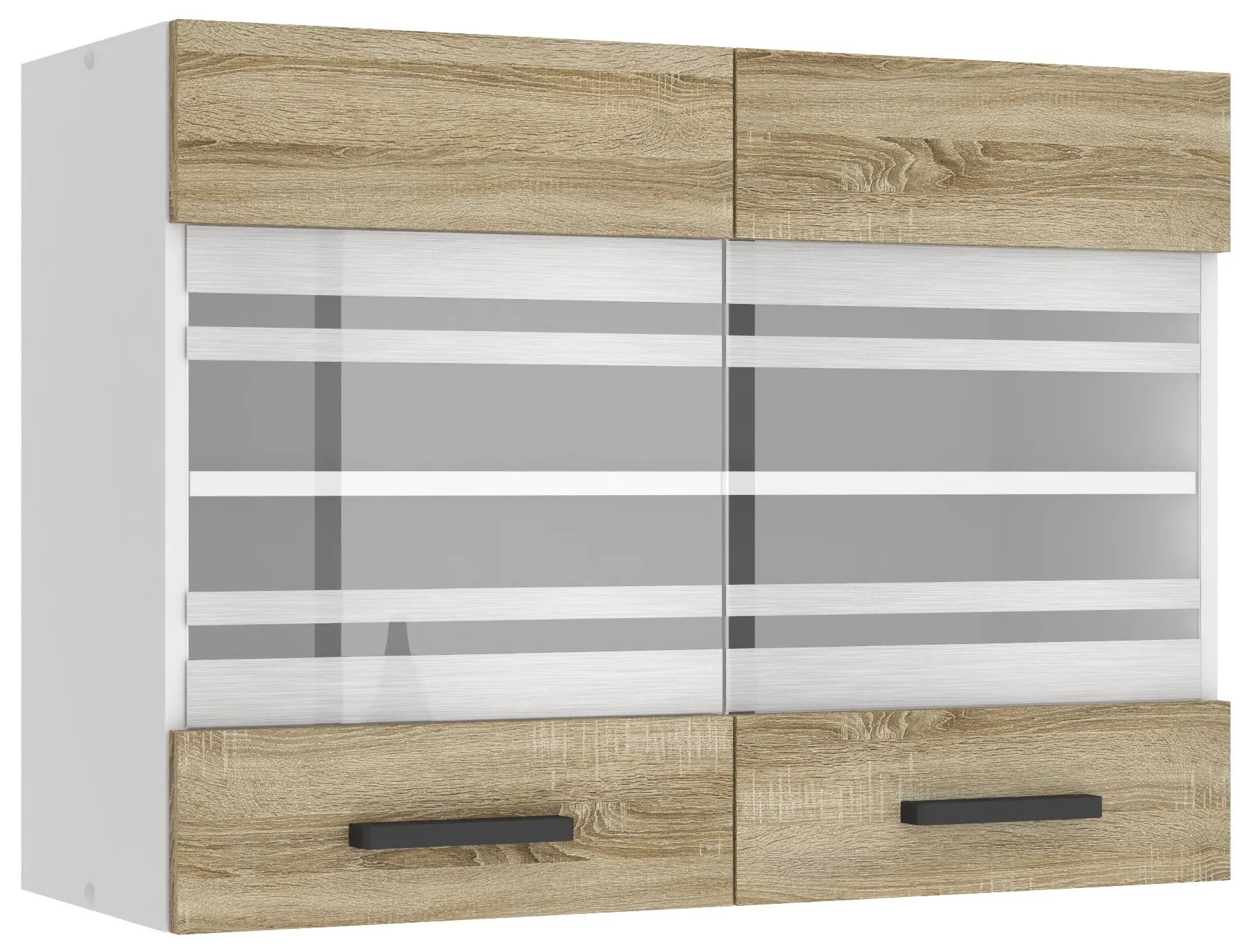 Kuchynská skrinka Belini Premium Full Version horná 80 cm dub sonoma