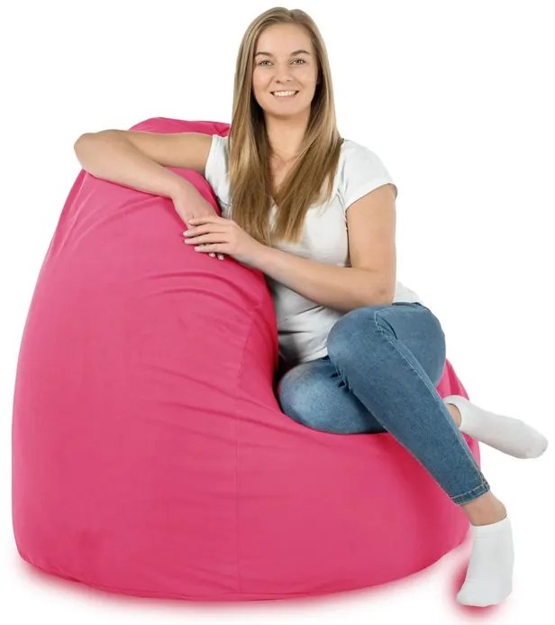 INTERMEDIC SK Sedací vak Bag Sako XXL Plyš Farba: 7.Ružový