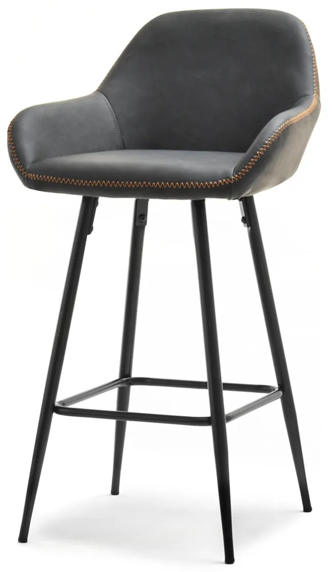 Stolička Helena (grafit + čierna). Akcia -30%. Vlastná spoľahlivá doprava až k Vám domov. 1110697