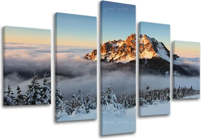 Obraz na stenu 5 dielny SLOVENSKO SK008E50