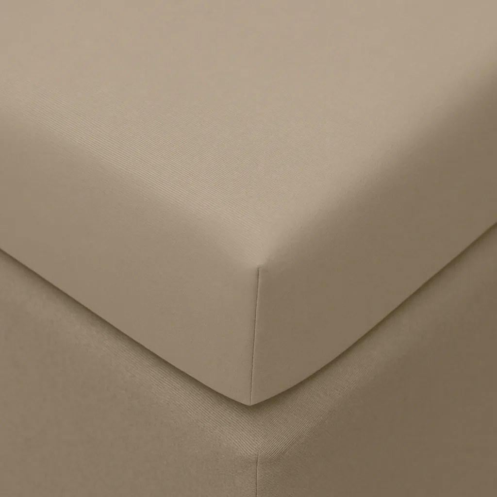 Jersey prestieradlo béžové – mäkké, elastické a priedušné Veľkosť: 90x200 cm