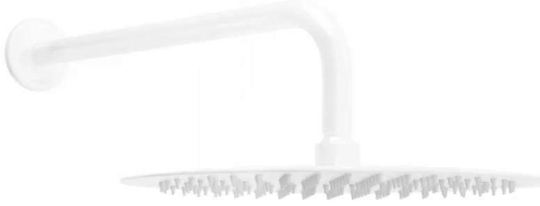 Mexen Slim dažďová hlavica 25 cm so sprchovým ramenom 40cm, biela, 79225211-20