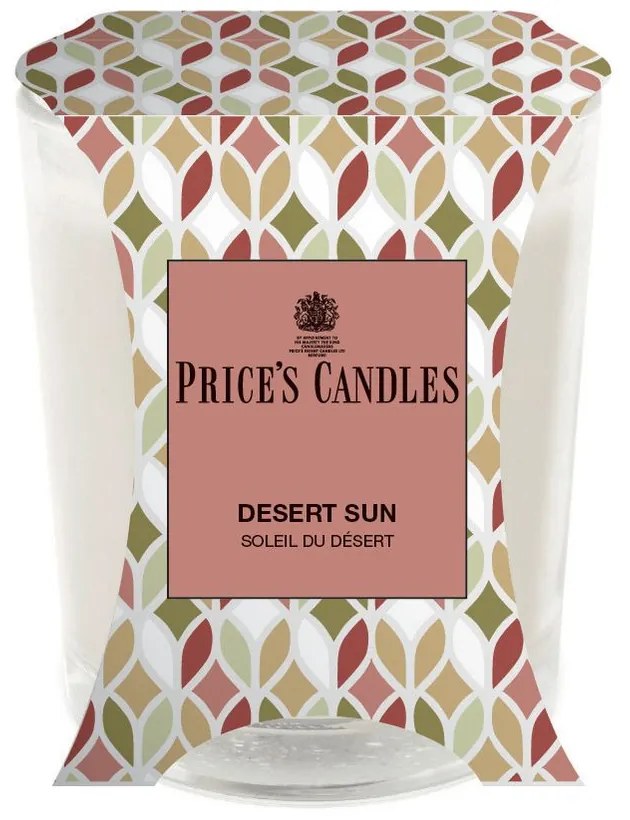 Price´s Price's vonná svíčka ve skle Desert Sun - hoření 45h