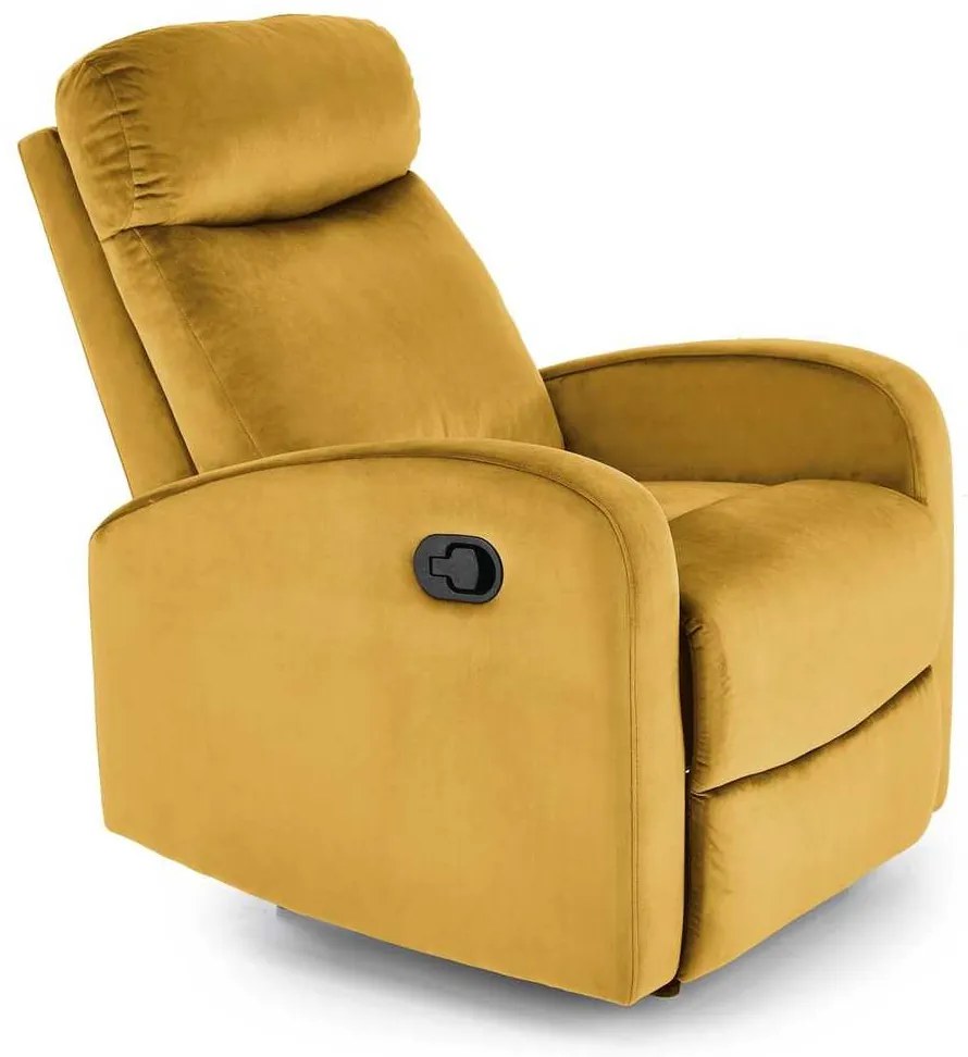 Polohovacie kreslo Wonder, žltá