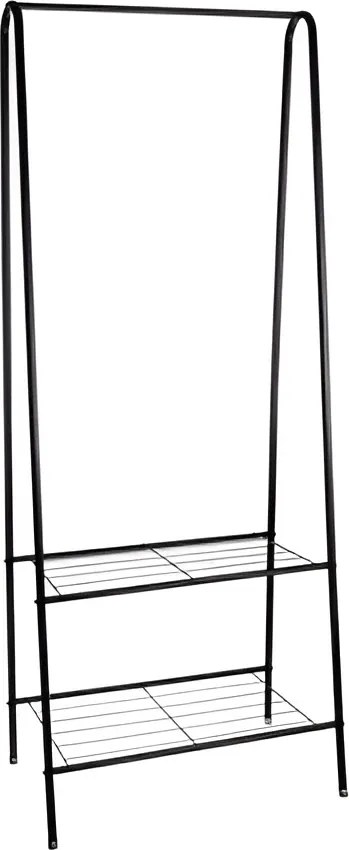 Vešiak na oblečenie s dvoma policami Ruhhy 22258