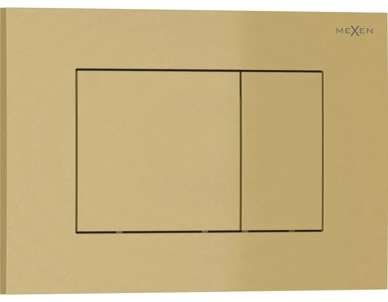 Mexen Tex 02, splachovacie tlačidlo, zlatá, 6102-06