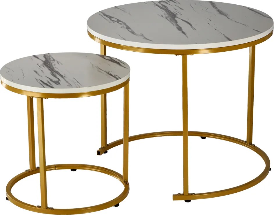 CH Konferenčné stolíky Paula - biela