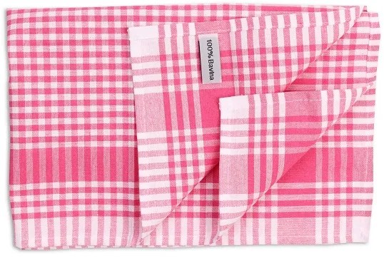 Utierka bavlnená ružová