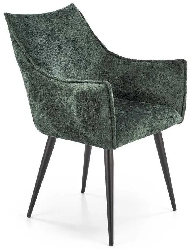 Jedálenská stolička Catherine, tmavo zelená