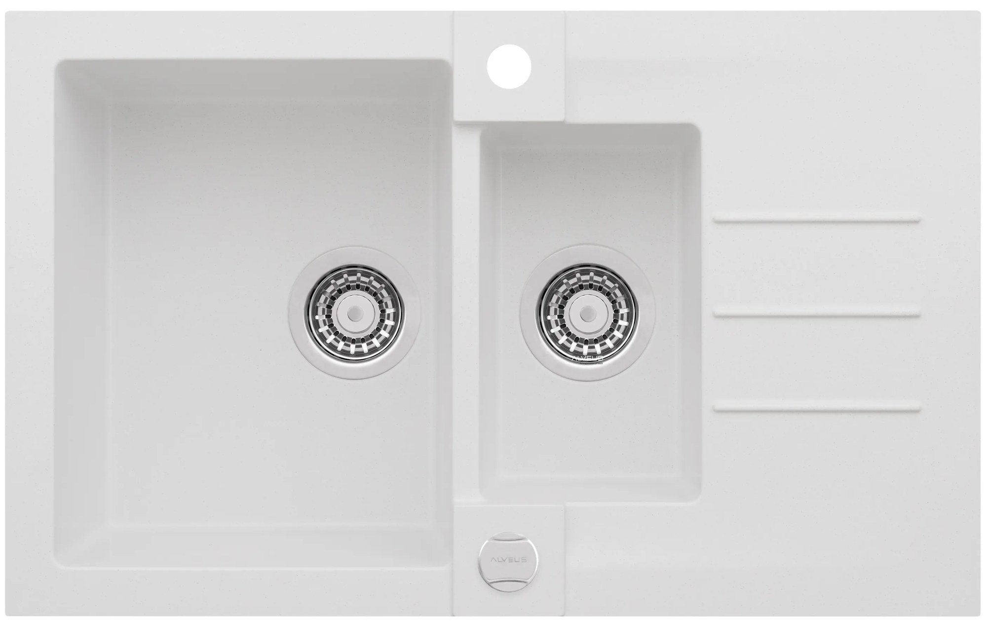 ALVEUS CZ ROCK 70 G- 11 bílá (780x480mm)+ pop- up sifon F