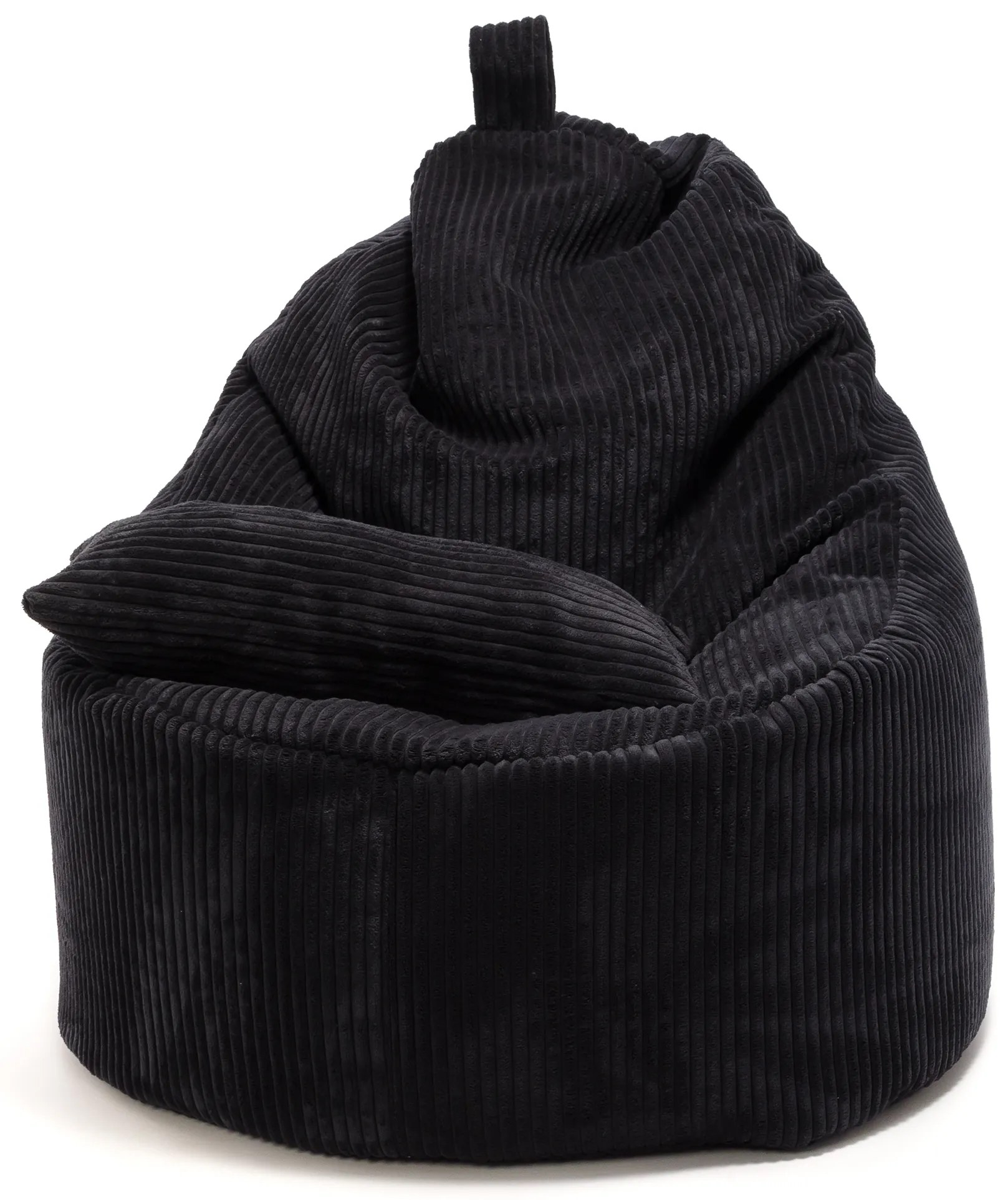 INTERMEDIC SK Kreslo Yoko Velvet – manšestrové kreslo s vankúšom, 75x70x30 cm Farba: SZ19 - čierna