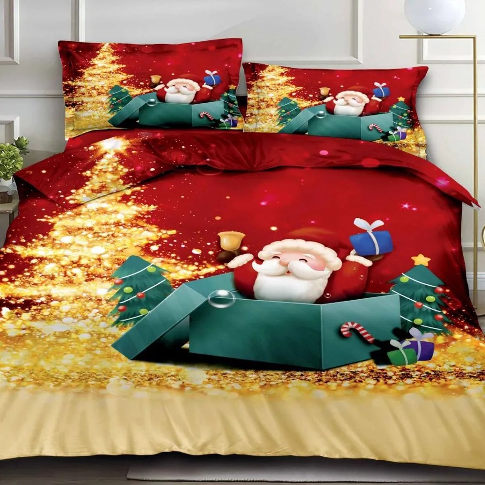 Posteľné obliečky KRISMAS JOY 7-dielna sada 140x200 cm