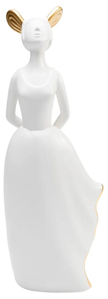 Proud Lady dekorácia biela 35 cm