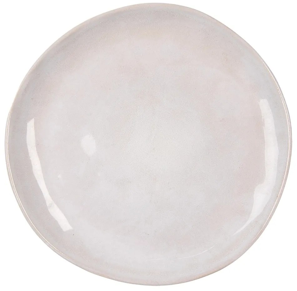 Bielo-béžový dezertný tanierik Beillo - Ø 22*2 cm Bielo-béžový dezertný tanierik Beillo - Ø 22*2 cm