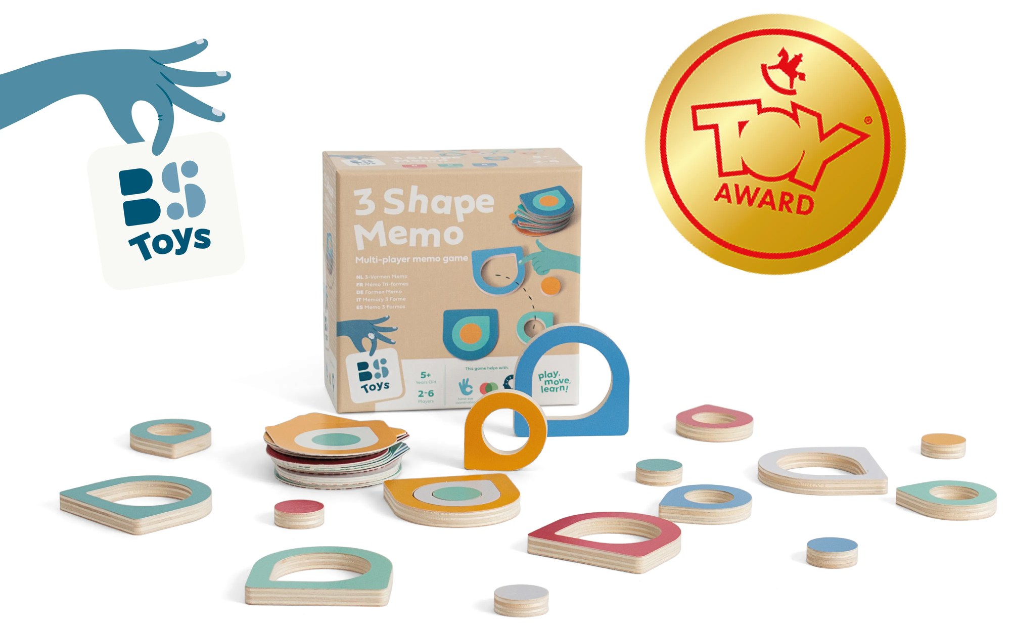 Pamäťová hra - farby a tvary