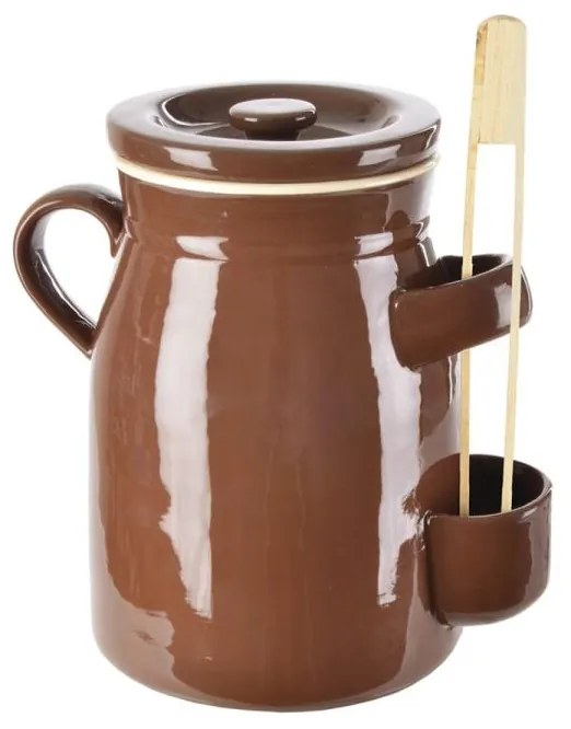Nakladací hrniec s kliešťami zelák 2,5 l