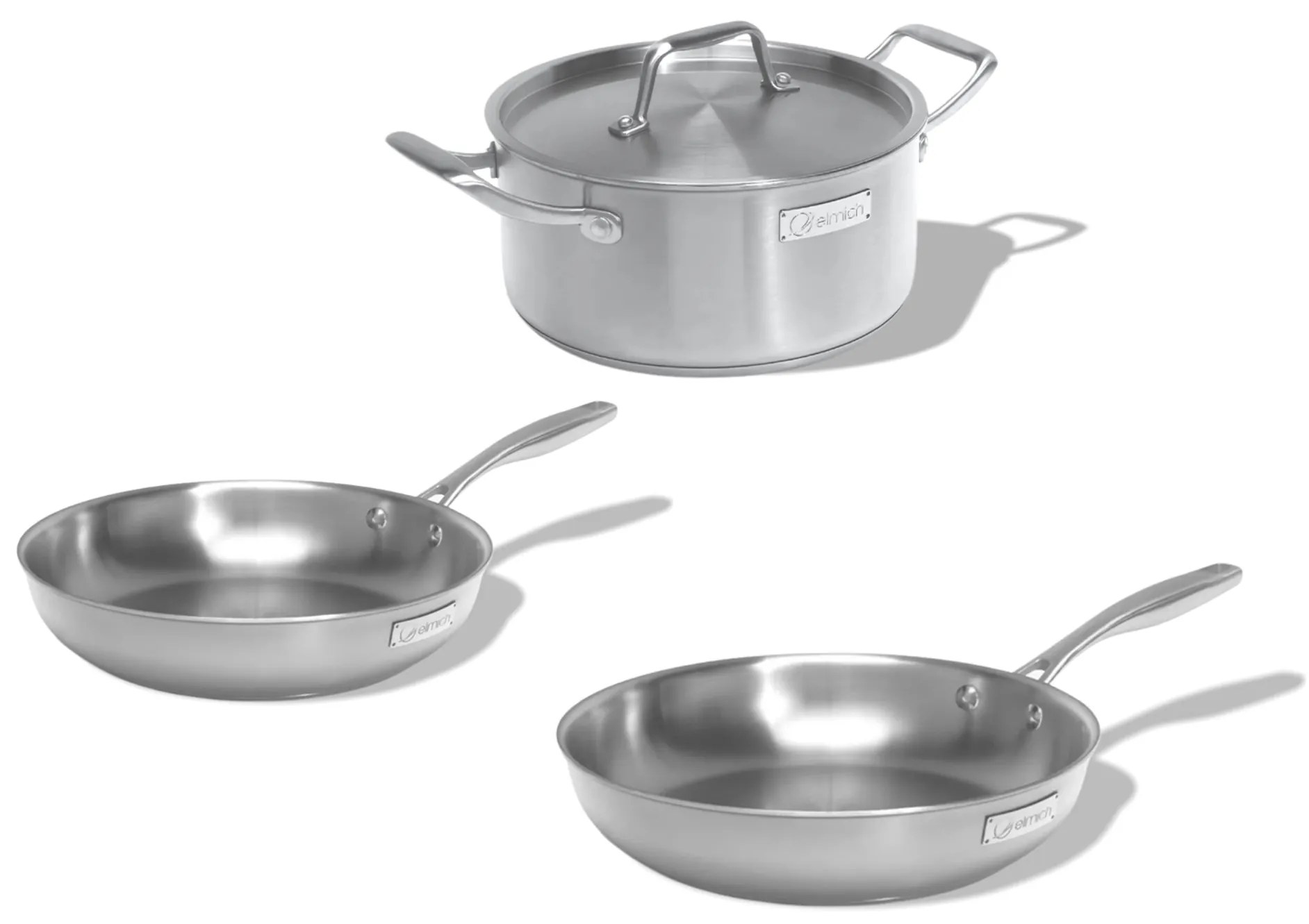 Elmich Súprava nerezového riadu Tria Plus 3 ks