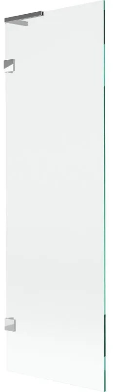 Mexen, Mexen Lunar L 1-krídlová vaňová zástena 60 x 150 cm, transparentná, chróm - 897L-060-000-01-00