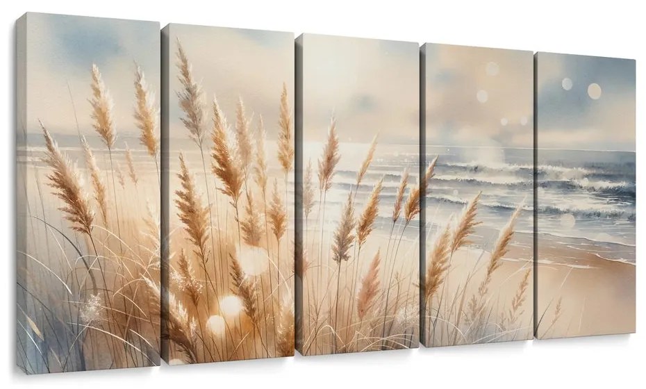 Obraz pobrežná pampová tráva