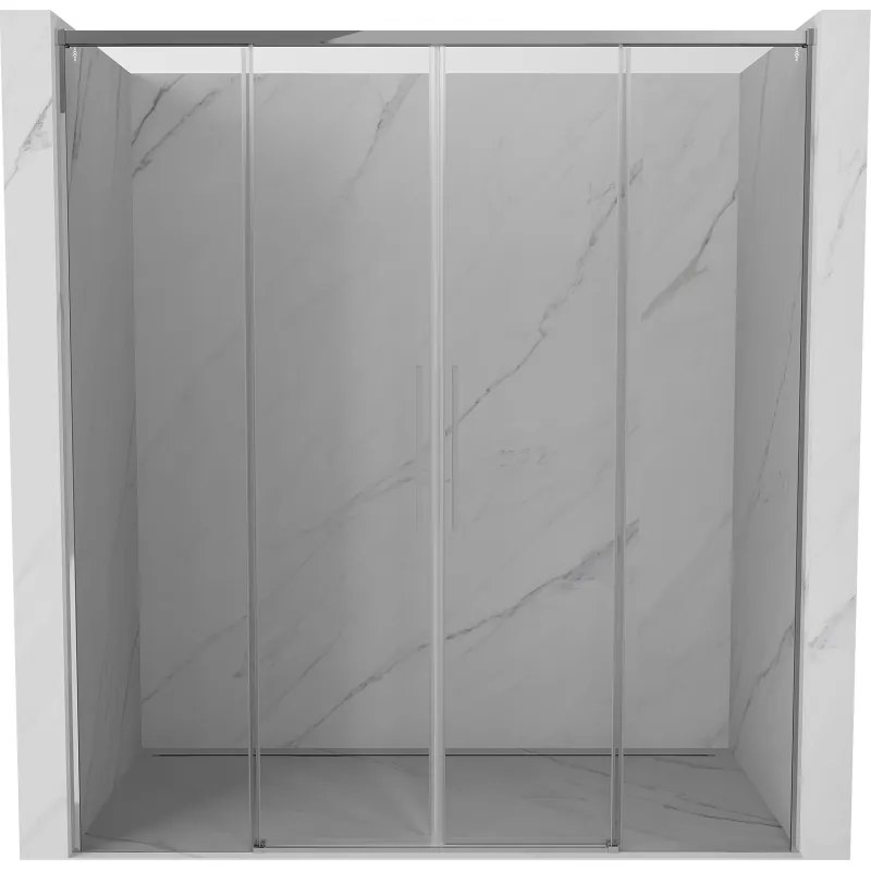 Mexen Rox, posuvné sprchové dvere 170 cm, číre sklo, chrómový profil, 8C2-170-002-01-00