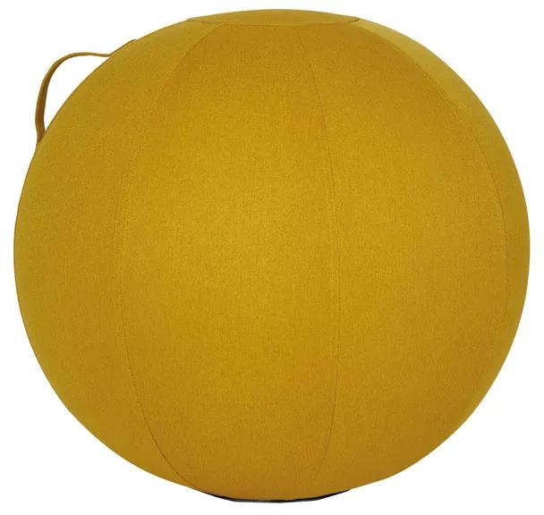 Ergonomická sedacia lopta, žltá