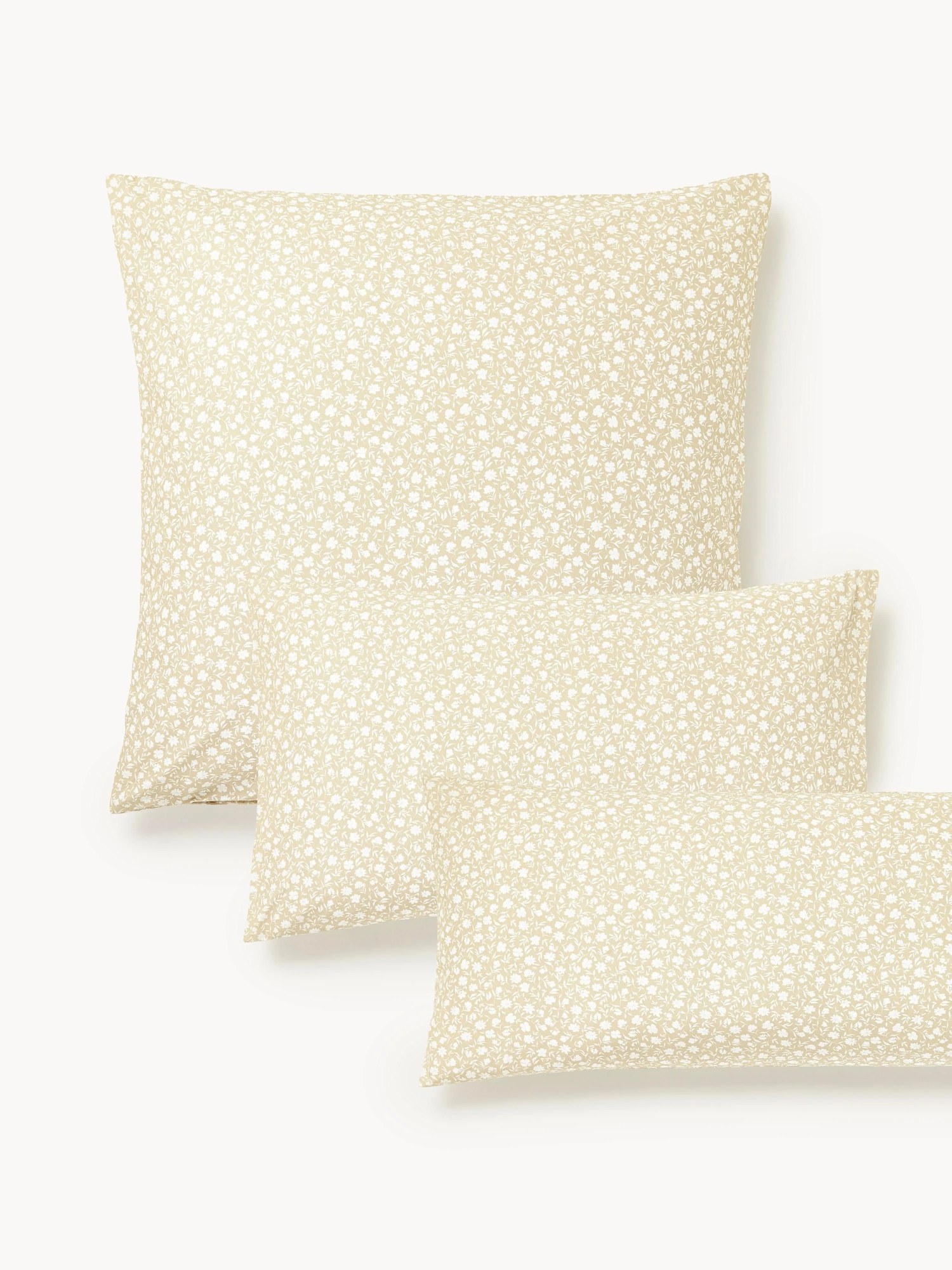 Bavlnená obliečka na vankúš s jemným kvetinovým vzorom Nolana