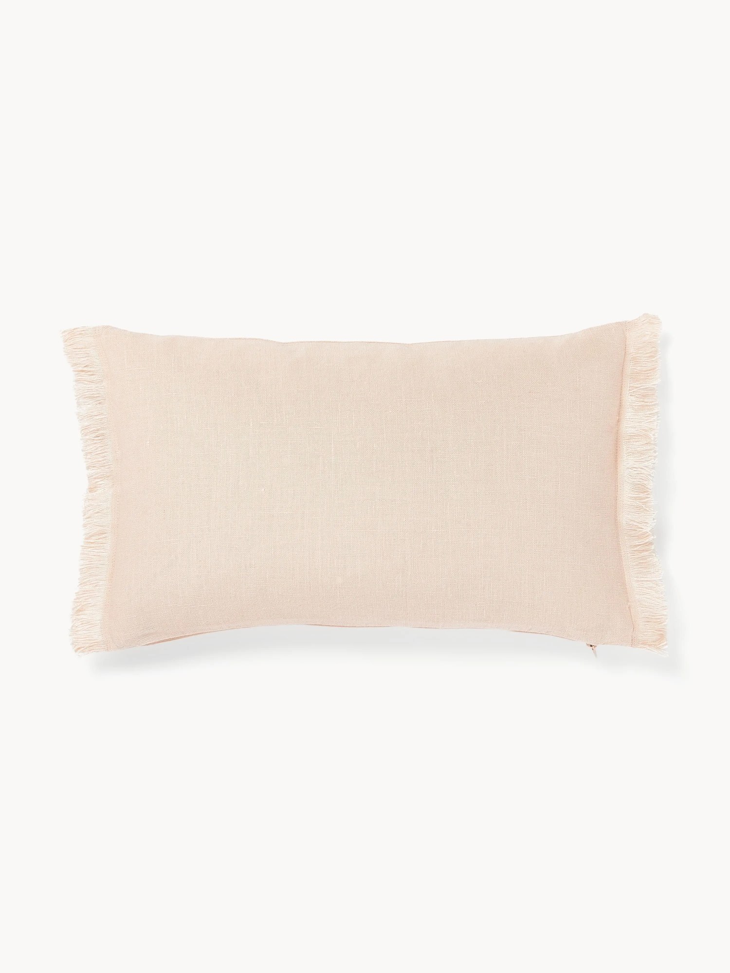 Ľanový poťah na vankúš so strapcami Luana