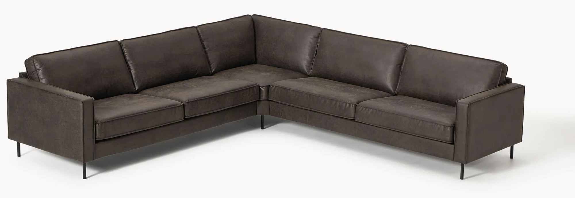 XL pohovka z recyklovanej kože Hunter