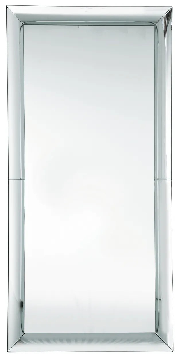 Soft Beauty zrkadlo strieborné 207 x 99 cm