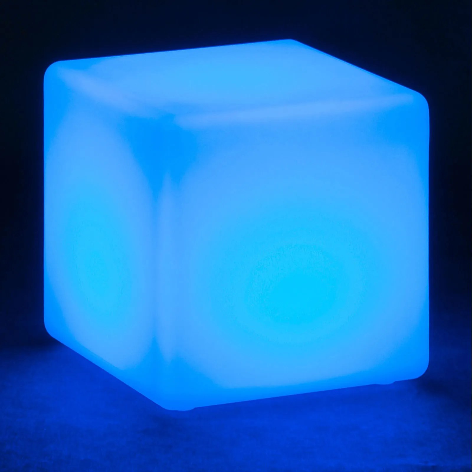 LED svietiaci taburet, 40 x 40 x 40 cm