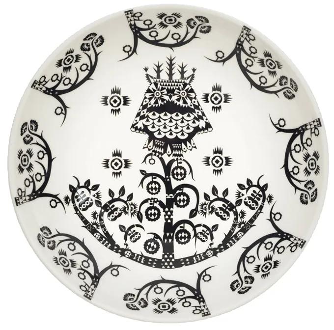 Hlboký tanier Taika deco 20cm, čierny