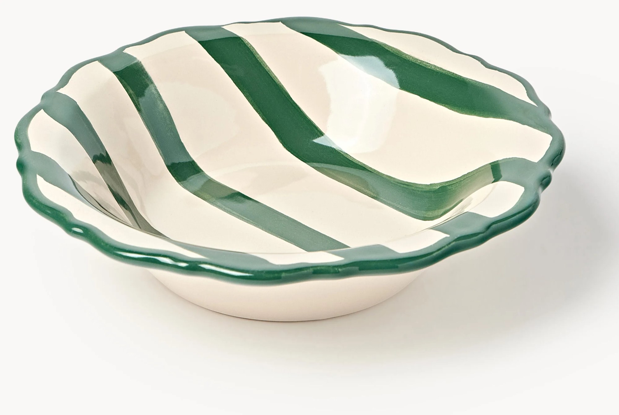 Ručne maľované hlboké taniere Donald, 4 ks