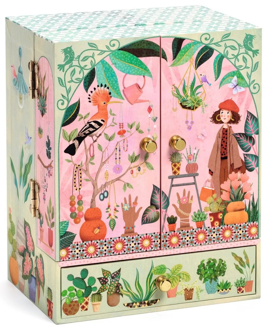 Hracia skrinka a šperkovnica - Tajná záhrada