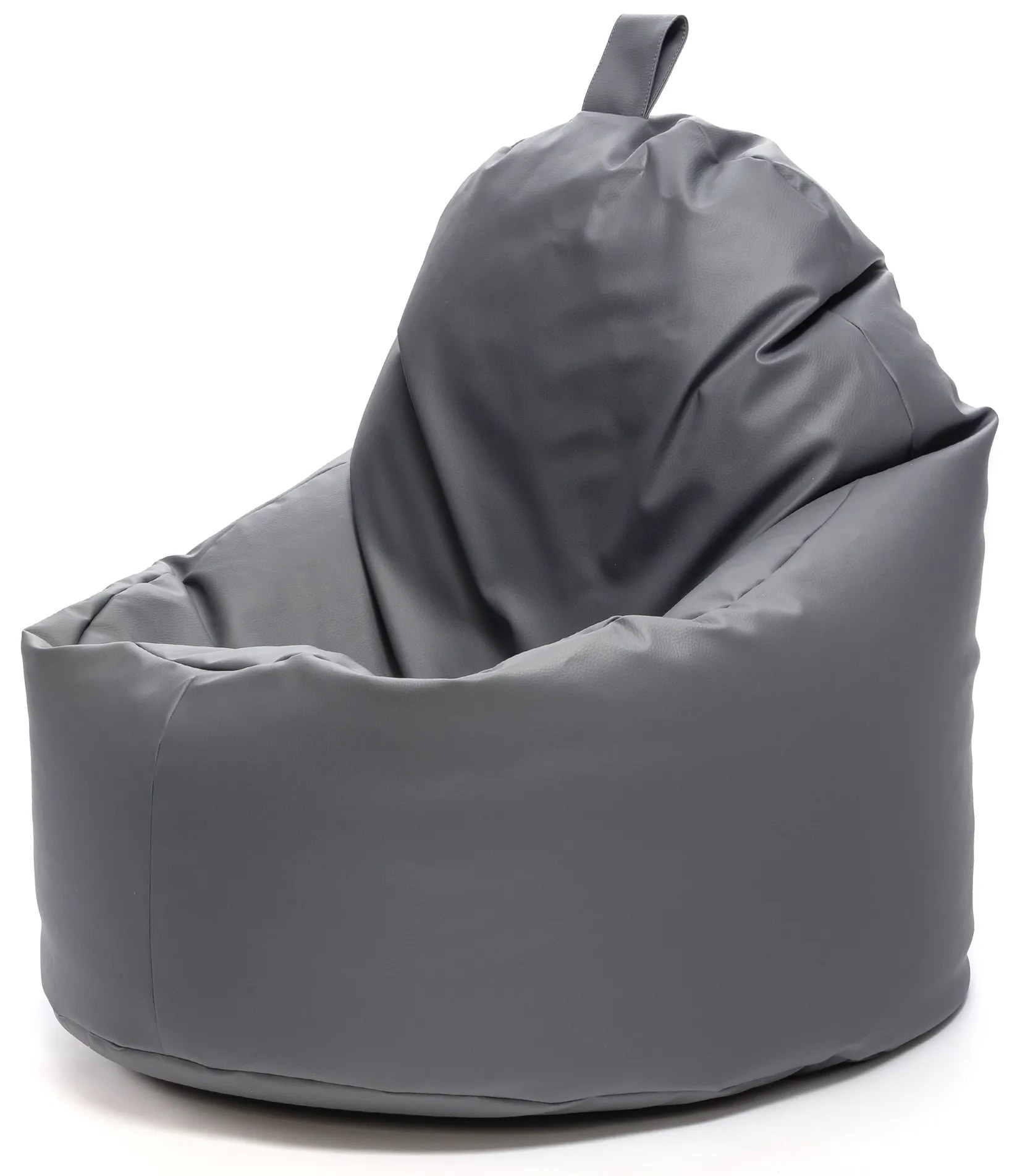 INTERMEDIC SK Sedací vak Yoko Ekokoža – 70x75 cm, rôzne farby Farba: E15 - Sivá tmavá (Ekokoža)