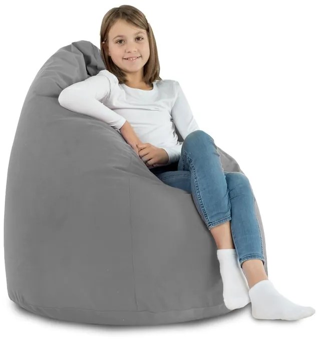 Sedací vak Bag Sako XL plyš Farba: 12. Sivý