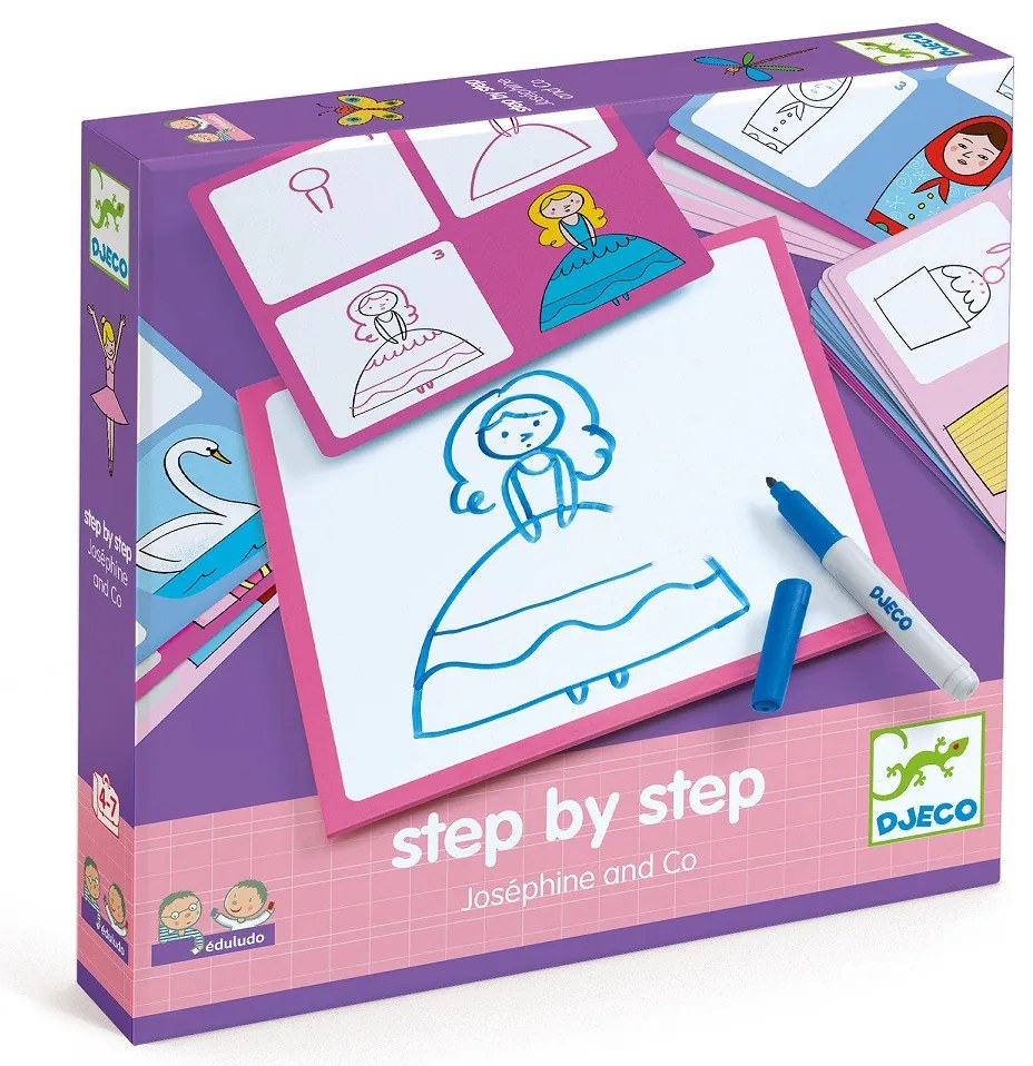Eduludo – Maľovanie krok za krokom – Jozefína a spol.