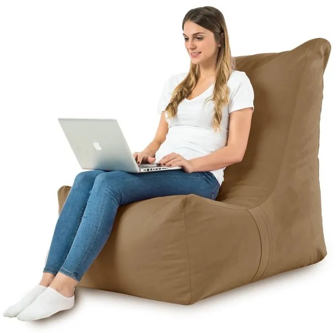 INTERMEDIC SK Sedací vak Distinto Plyš Farba: 2. Kapučíno