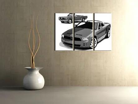 Ručne maľovaný POP Art obraz Ford Mustang | rôzne rozmery