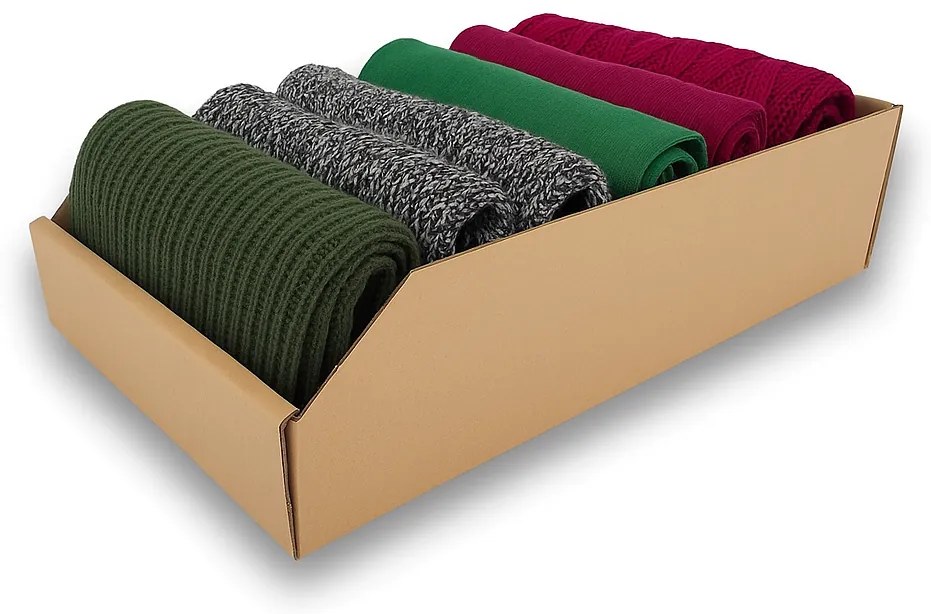 Úložné boxy na oblečenie, organizéry do skrine EKO KARTON 30 x 47 cm